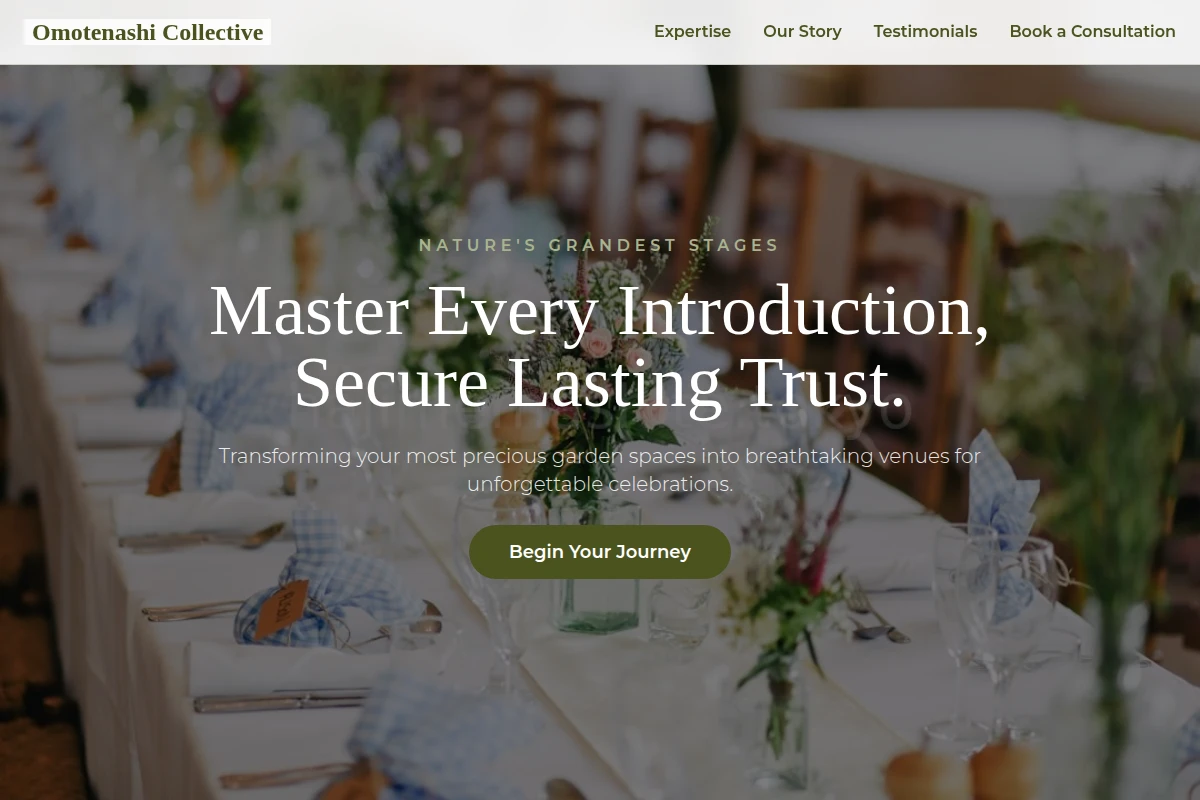 Garden Event Planning